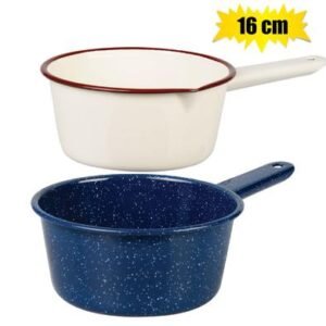 Sauce pan 16cm enamel milk-pan