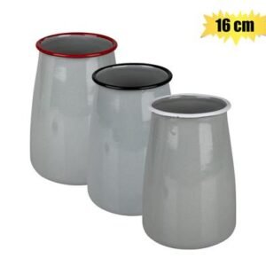 Utensil holder enamel 16cm high