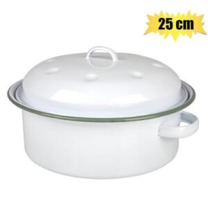 Roaster enamel 25cm round