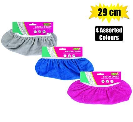 Broom cover microfibre 29cm dia