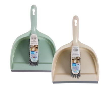 Dustpan & brush set plastic