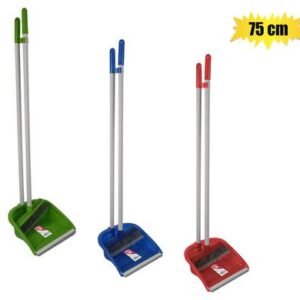 Dustpan 75cm hook handle & flat broom