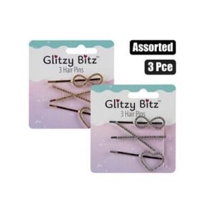Hair fashion pins asstd 3pce
