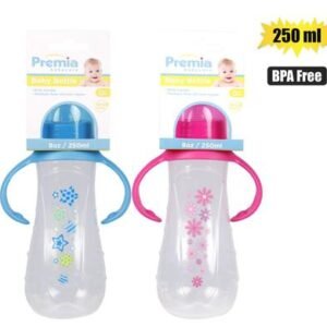 Baby-feeding-bottle pl 250ml w/handles