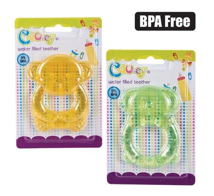 Cooey teether water-filled animal design