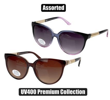 Sunglass pre/lds metal cateye