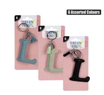 Keychain alpha faux-leather l