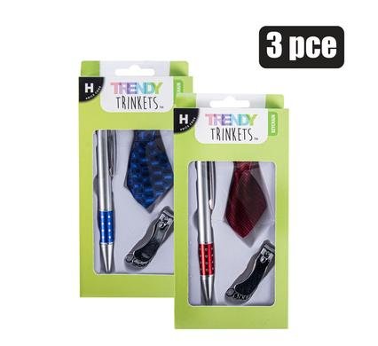 Keychain set 3pc-keychain+pen+nailclippe