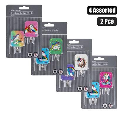 Hook pl adhesive square 2pce