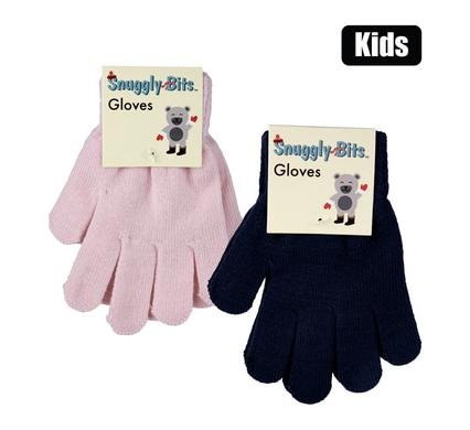 Gloves toddler plain assorted colours