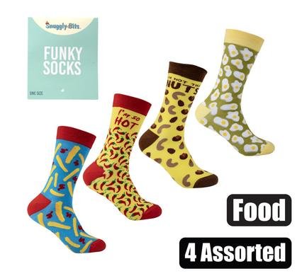 Socks unisex food designs