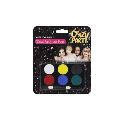 Dress up face paint set w/applicator