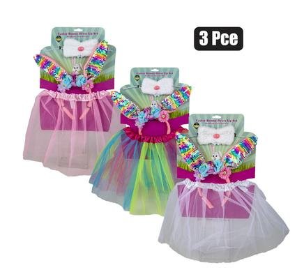 Easter dress up bunny set 3pc