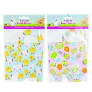 Easter loot boxes 20 x 9.5cm 4pc