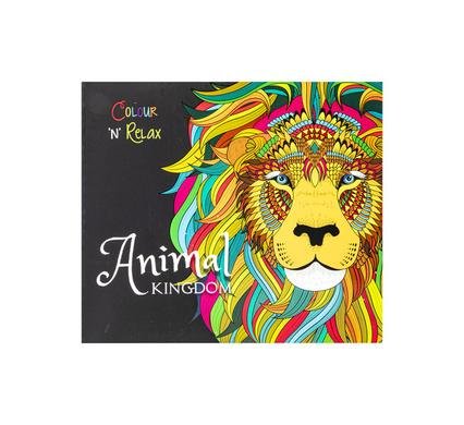Book colouring and relax animal kindom