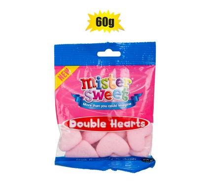 Sweet gummy ms double hearts 60g (th)