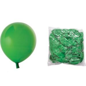 Balloons helium 1pc green f-01