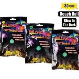Glow stick beach ball 30cm
