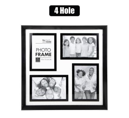 Picture-frame collage floating 4-hole