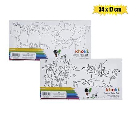 Art+craft paint canvas printed 34x14cm